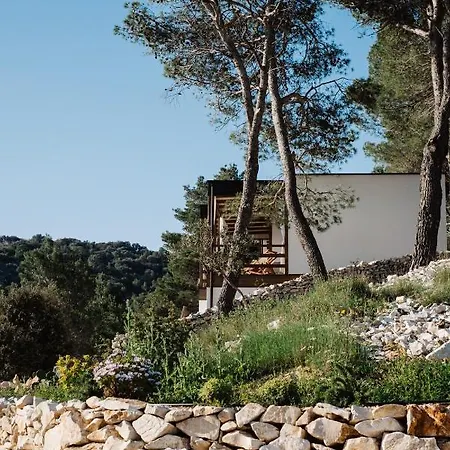 Nature House With A Wooden Porch - Pasika, House Tonka Ferienhaus Pucisca